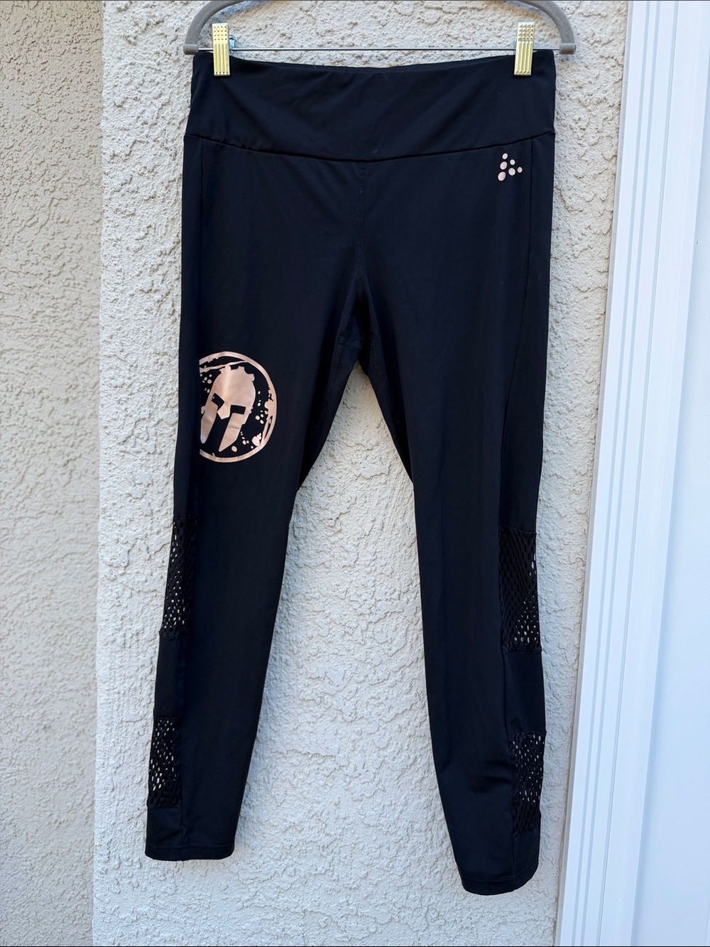 CRAFT Sparten Race Black Tight Leggings Women's Size L